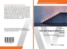 Borítókép a  Von der Organisation zum Staat - hoz