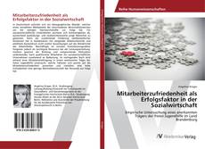 Bookcover of Mitarbeiterzufriedenheit als Erfolgsfaktor in der Sozialwirtschaft