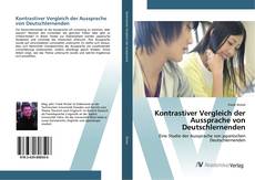 Buchcover von Kontrastiver Vergleich der Aussprache von Deutschlernenden