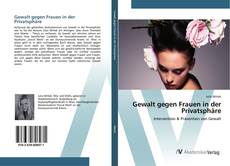 Portada del libro de Gewalt gegen Frauen in der Privatsphäre