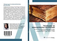 "Arisierung" im österreichischen Buchhandel kitap kapağı