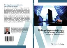 Обложка Die Regulierungsansätze des Hochfrequenzhandels