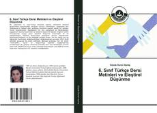 6. Sınıf Türkçe Dersi Metinleri ve Eleştirel Düşünme kitap kapağı