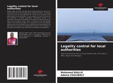 Copertina di Legality control for local authorities