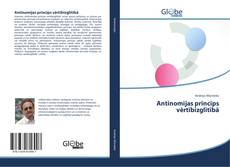 Bookcover of Antinomijas princips vērtībizglītībā