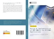 Couverture de Design & Implementation of HBT MMICs for W-CDMA Applications