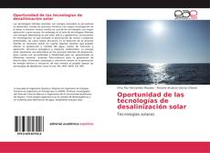 Oportunidad de las tecnologías de desalinización solar kitap kapağı