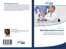 Portada del libro de Why Nokia failed to recover