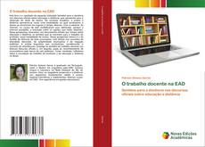 Buchcover von O trabalho docente na EAD