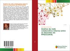 Portada del libro de Análise da rede colaborativa interna entre os docentes do PPGCS/UFAL