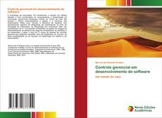 Buchcover von Controle gerencial em desenvolvimento de software
