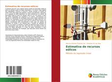 Bookcover of Estimativa de recursos eólicos