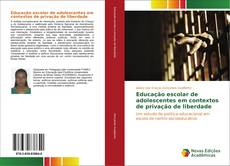 Educação escolar de adolescentes em contextos de privação de liberdade kitap kapağı