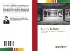 Concreto Ecológico kitap kapağı