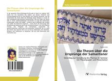 Die Thesen über die Ursprünge der Samaritaner kitap kapağı