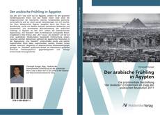 Der arabische Frühling in Ägypten kitap kapağı
