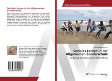 Обложка Soziales Lernen in der Allgemeinen Sonderschule