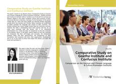 Buchcover von Comparative Study on Goethe Institute and Confucius Institute