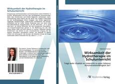 Copertina di Wirksamkeit der Hydrotherapie im Schulunterricht