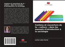 Borítókép a  Contenu et couverture de la « culture » dans les manuels d'introduction à la sociologie - hoz
