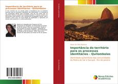 Capa do livro de Importância do território para os processos identitários - Quilombolas 