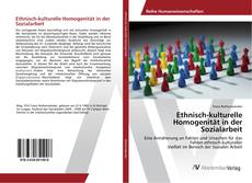 Copertina di Ethnisch-kulturelle Homogenität in der Sozialarbeit