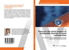 Portada del libro de Focus on the social impact of sustainable tourism to local communities