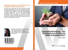 Bookcover of Synergiecontrolling - Der Schlüssel zum Erfolg bei M&A-Transaktionen?