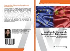 Borítókép a  Analyse der Chinesisch-Europäischen Beziehungen - hoz