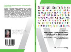 Capa do livro de Prävalenz somatoformer Störungen in Österreich 