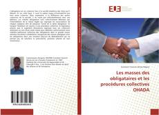 Capa do livro de Les masses des obligataires et les procédures collectives OHADA 