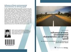 Copertina di Influence of basic environmental characteristics on driving speed