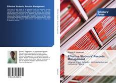 Bookcover of Effective Students’ Records Management