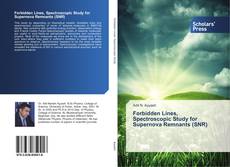 Bookcover of Forbidden Lines, Spectroscopic Study for Supernova Remnants (SNR)