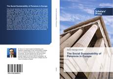 Capa do livro de The Social Sustainability of Pensions in Europe 