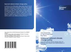 Copertina di Improved national climate change policy