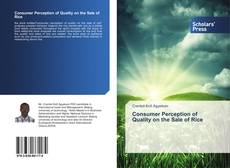 Buchcover von Consumer Perception of Quality on the Sale of Rice
