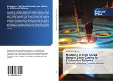 Portada del libro de Modeling of High Speed Remote Laser Cutting for Lithium-ion Batteries