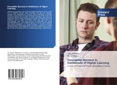 Capa do livro de Counsellor Burnout in Institutions of Higher Learning 
