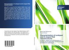 Capa do livro de Characterization of undoped and Zn doped Pbi2 nanostructures 