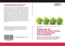 Programa de Educación Nutricional para estudiantes universitarios kitap kapağı