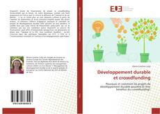 Copertina di Développement durable et crowdfunding