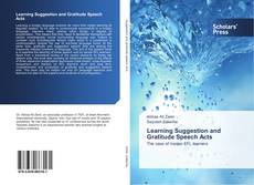 Learning Suggestion and Gratitude Speech Acts kitap kapağı