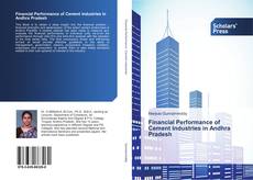 Buchcover von Financial Performance of Cement Industries in Andhra Pradesh