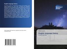 Couverture de English language history