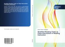 Capa do livro de Stratified Reading Tasks as Class Intervention in Reading Instruction 