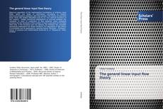 Bookcover of The general linear input flow theory