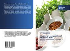 Capa do livro de Studies on composition of Medicinal Herbs 