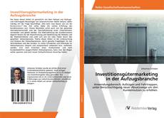 Bookcover of Investitionsgütermarketing in der Aufzugsbranche