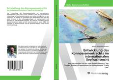 Copertina di Entwicklung des Konnossementrechts im internationalen Seefrachtrecht